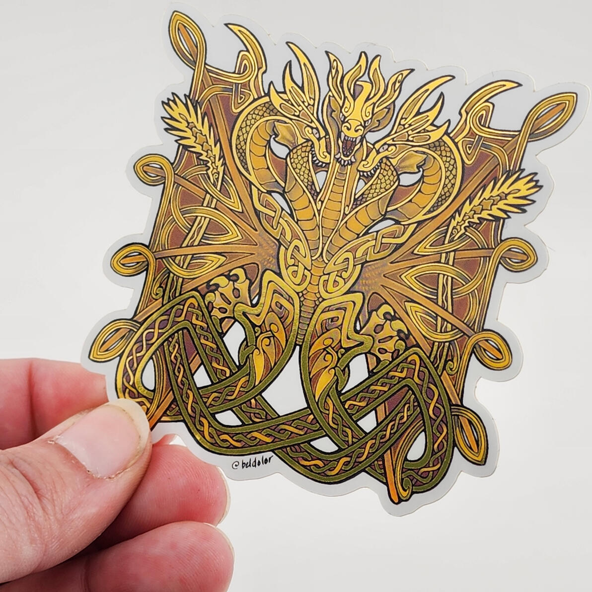 "King Ghidorah" Interlace Art